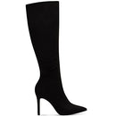 INC Womens Rajel Faux Suede Tall Knee-High Boots Black 9.5 Medium (B,M) - Brand New
