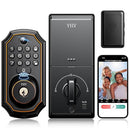 YHV KEYLESS ENTRY DOOR LOCK FINGERPRINT KEYPAD DEADBOLT, FYL-CA00-1 - Like New