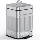 CEROELDA TRASH CAN WITH LID-OUTDOOR DOG POOP GARBAGE CAN, STEEL - Like New