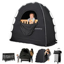 SlumberPod 3.0 The Original Blackout Sleep Tent Pack N Play Mini Crib Black - Like New