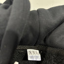 GENERIC HOODIE FULL ZIP JACKET WITH FRONT POUCH - SIZE: MEN 2XL - BLACK - Like New