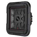 KICKER 46L7T122 L7T L7-THIN 12 Subwoofer Dual 2-OHM 600 WATT - BLACK/RED - Like New