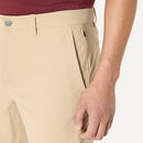 AMAZON ESSENTIALS MENS SLIM-FIT TRAVEL STRETCH PANT MEN 34X32 KHAKI TAN - Brand New