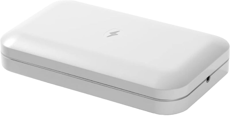 PhoneSoap Wireless UV Phone Sanitizer & Universal Phone Charger Box - White Like New