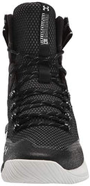 UA HOVR HIGHLIGHT ACE WOMEN'S VOLLEYBALL SHOES - SIZE 12.5 - BLACK/WHITE/SILVER - Brand New