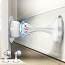 WINONLY Magnetic Door Stoppers 2 Pack Wall Floor Mounting 3D Adhesive Tape-White - Like New