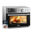 KITCHEN IN THE BOX 32QT EXTRA LARGE AIR FRYER TOASTER OVEN COMBO AF30N - SILVER - Like New