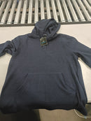 BLUE ICE WAFFLE KNIT HOODED SWEATER - SIZE: MEN M - NAVY - Like New