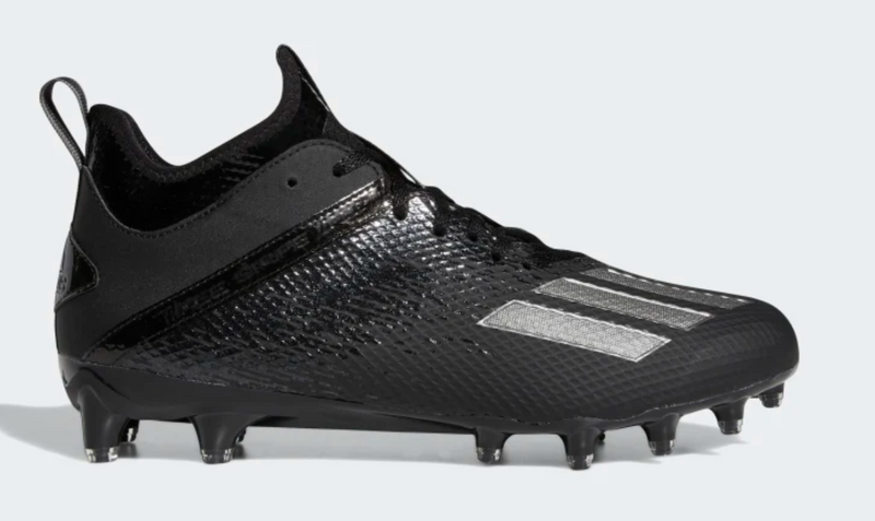 EH1318 Adidas Adizero Scorch Men's Football Cleats Black 13 - Like New