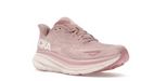 1127896 HOKA ONE ONE Clifton 9 Womens Shoes Peach Whip 10 Like New