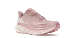 HOKA ONE ONE CLIFTON 9 - PALE MAUVE/PEACH WHIP - SIZE 8.5 - Like New