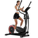UMAY ELLIPTICAL MACHINE, ELLIPTICAL EXERCISE MACHINE WITH 8 LEVELS, ET70 - BLACK - Like New