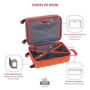 SWISSGEAR 7366 SIGNATURE HARDSIDE EXPANDABLE LUGGAGE CARRY-ON 19-WHEELS - ORANGE - Like New