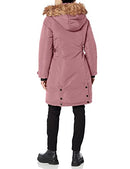 OLCW798EC CANADA WEATHER GEAR WOMEN'S HEAVYWEIGHT LONG PARKA JACKET - PINK HAZE - Brand New