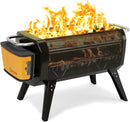 BIOLITE FirePit+ Wood & Charcoal Burning Fire Pit - BLACK/YELLOW - Like New