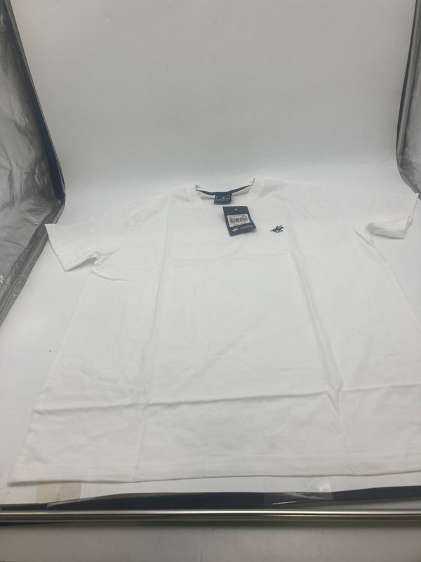 PACIFIC POLO CLUB MEN'S SHORT SLEEVES T-SHIRT - SIZE: MEN L - WHITE - Brand New