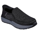 SKECHERS MEN'S NEVILLE-ROVELO SLIP-IN SNEAKER WIDE SIZE 14W BLACK - Like New