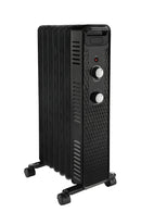 Pelonis 1500W Mechanical Oil-Filled 3-Setting Electric Radiant Heater - Black Like New