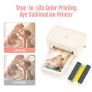 HPRT 4"X 6" PHOTO PAPER 108 SHEETS AND TWO RIBBONS CP4100/CP4000L PHOTO PRINTER - Brand New