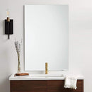 Duprima Frameless Mirror, 24 x 30 (Horizontal/Vertical) B0C559KPCP - Black - Brand New