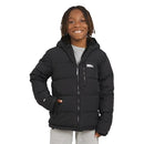 EDDIE BAUER BOYS CLASSIC HEAVYWEIGHT FUR LINED HOODED JACKET MEDIUM - BLACK - Brand New