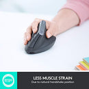 Logitech MX Vertical Wireless Mouse ERGONOMIC DESIGN REDUCES MUSCLE STRAIN - Brand New