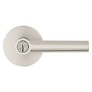 Kwikset Milan Entry Door Handle with Lock and Key, Secure Keyed Reversible Like New