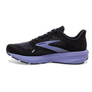 1203731B060 BROOKS WOMEN'S LAUNCH 9 RUNNING SHOE BLK/EBNY/PURPLE SIZE 12 Like New