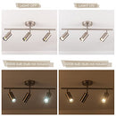 brfaixla 3-Light LED Track Lighting Kit Brushed Nickel Metal B0912PH1D7 - Nickel - Like New