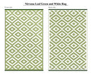 Nirvana Lightweight Indoor/Outdoor Reversible Plastic Rug, 3x5 ft (90 x 150cm) - Brand New