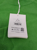 FREE ASSEMBLY WOMEN'S COZY YARN CREWNECK SWEATER - SIZE: WOMEN S - VIVID LEAF - Brand New