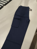 BLU ROCK CARGO PANTS STRETCH FABRIC, SIZE MENS 32X32 - NAVY - Brand New