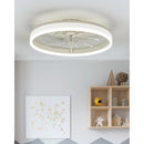 ORREN ELLIS 20" SMART FLUSH MOUNT CEILING FAN RGB & CCT DIMMABLE LED - WHITE - Like New