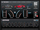 CARRERA HYBRID HIGHWAY CHALLENGE RACING LEGENDARY PORSCHE 911 GT3 R - BLACK/RED - Like New
