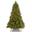 NATIONAL TREE COMPANY PRE-LIT FEEL REAL SLIM TREE WHITE LIGHTS 6.5FT GREEN - Like New