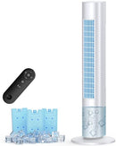 MYICY EVAPORATIVE AIR COOLER 35" WINDOWLESS AIR CONDITIONER PORTABLE - WHITE - Like New