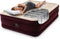 INTEX Dura-Beam Deluxe Extra Raised Air Mattress, Queen Size – Maroon - Like New