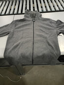 RUDOLPH MEN'S SLIM FIT FLEECE-LINED FULL ZIP HOODIE SIZE XL - HEATHER CHARCOAL - Brand New