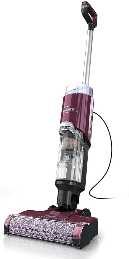 Shark HydroVac 3in1 Vacuum Mop & Self-Cleaning Corded System WD100 - DARK RED Like New