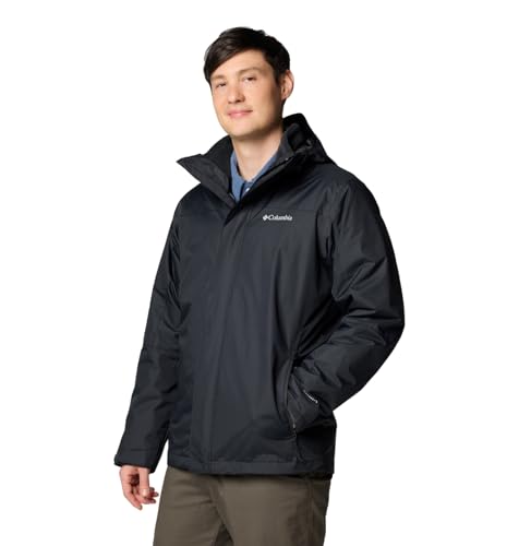 COLUMBIA MEN'S TUNNEL FALLS II INTERCHANGE JACKET - SIZE: MEN XL - BLACK - Brand New