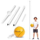 GOSPORTS BACKYARD TETHERBALL GAME - FULL SIZE TETHERBALL - BLACK - Brand New