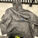 FLOOSE CHARCOAL FLEECE HOODIE, SIZE 2XL - GRAY CHARCOAL - Brand New