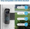 BISTEE NO DRILL BLINK DOORBELL MOUNT PROTECTIVE COVER CASE - BLACK - Like New