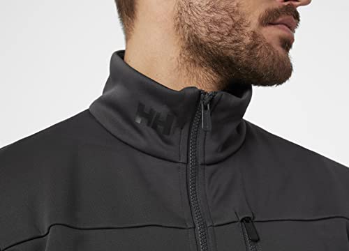 30229 HELLY HANSEN MEN'S CREW FLEECE JACKET EBONY SIZE L - Brand New
