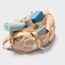 ALL IN MOTION FAUX NEOPRENE WEEKENDER BAG - CREAM - Brand New