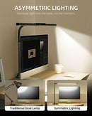 EZVALO 2023 Upgraded Led Desk Lamp, 31.5’’ Office Lighting - Black - Brand New