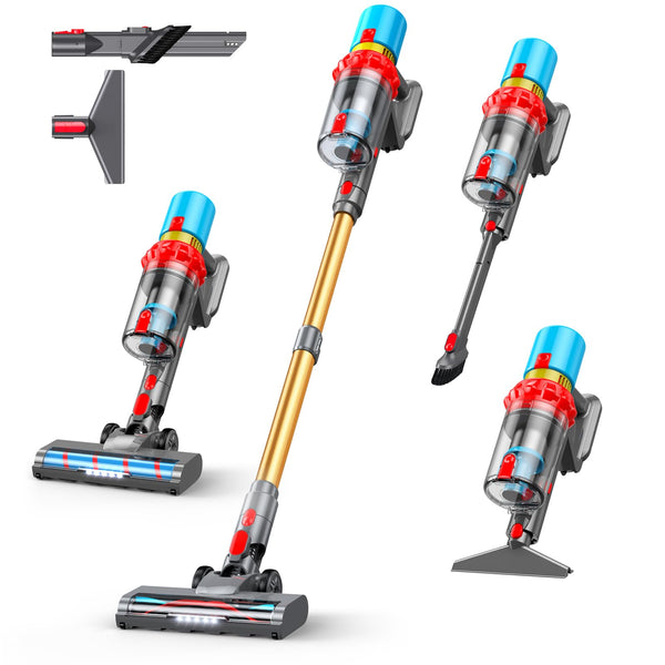 KZJKZJ CORDLESS VACUUM CLEANER 550W 70MINS POWERFUL SUCTION - Scratch & Dent
