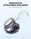 SOUNDCORE C30I BY ANKER OPEN-EAR EARBUDS CLIP-ON HEADPHONES - CLARITY BLACK - Like New