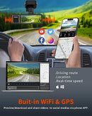 KINGSLIM D4PRO DASH CAM FRONT AND REAR - 4K + 2K DUAL CAR DASHCAM - BLACK - Like New