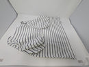 FREE ASSEMBLY DROP PUFF SHOULDER TOP - SIZE: WOMEN M (8-10) - CREAM 100 STRIPE - Like New